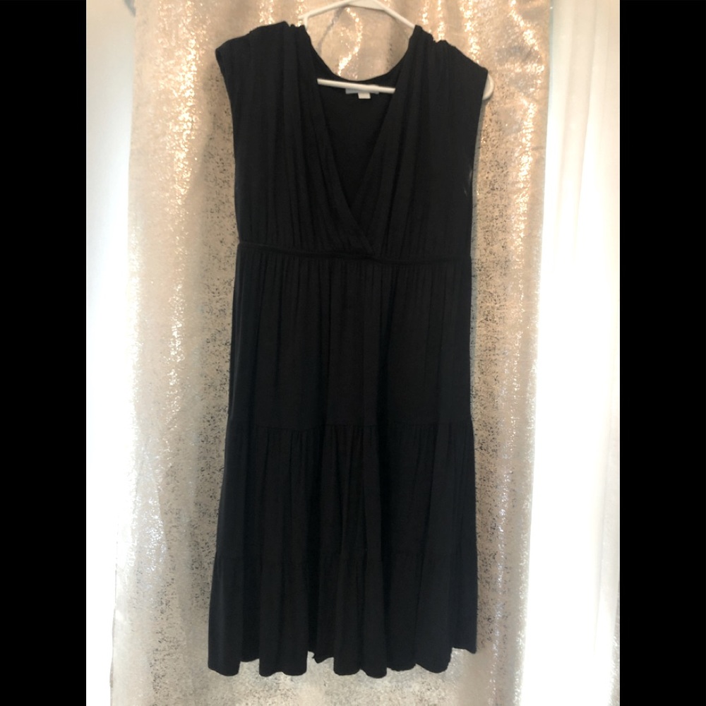 Women’s black tiered dress